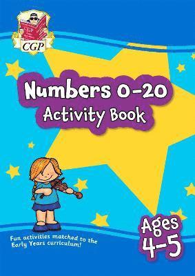 bokomslag Numbers 0-20 Activity Book for Ages 4-5 (Reception)