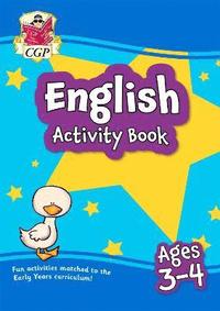 bokomslag English Activity Book for Ages 3-4 (Preschool)