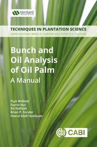 bokomslag Bunch and Oil Analysis of Oil Palm