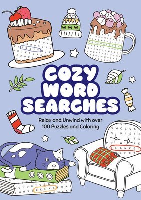 bokomslag Cozy Word Searches: Relax and Unwind with Over 100 Puzzles and Coloring