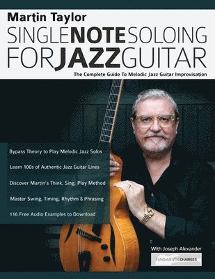 bokomslag Martin Taylor Single Note Soloing For Jazz Guitar