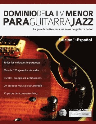 bokomslag Dominio de la II V menor para guitarra jazz