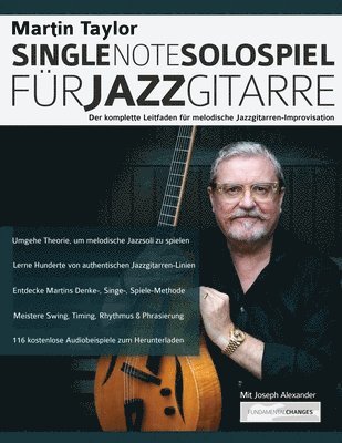bokomslag Martin Taylor Single-Note-Solospiel fr Jazzgitarre