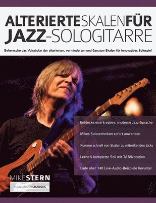 bokomslag Alterierte Skalen für Jazz-Sologitarre