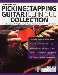 bokomslag Chris Brooks' 3 in 1 Picking & Tapping Guitar Technique Collection