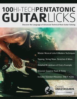 bokomslag 100 Hi-Tech Pentatonic Guitar Licks