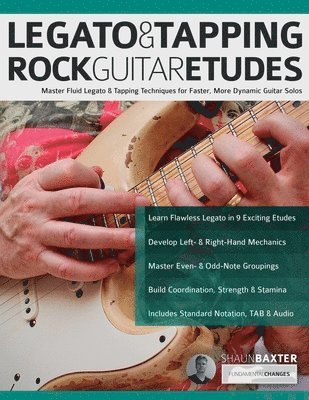 bokomslag Legato & Tapping Rock Guitar Etudes