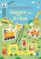 bokomslag Mein Immer-wieder-Stickerbuch: Bagger und Kräne