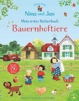 bokomslag Nina und Jan - Mein erstes Stickerbuch: Bauernhoftiere