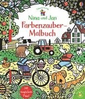 bokomslag Nina und Jan - Farbenzauber-Malbuch