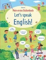bokomslag Mein erstes Stickerbuch: Let's speak English!
