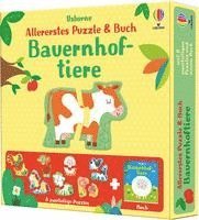 bokomslag Allererstes Puzzle & Buch: Bauernhoftiere