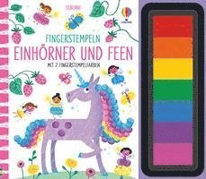 Fingerstempeln: Einhörner und Feen 1