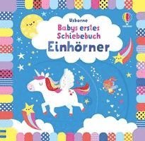 bokomslag Babys erstes Schiebebuch: Einhörner