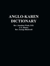 bokomslag Anglo-Karen Dictionary