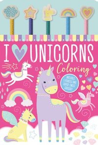 bokomslag I Love Unicorns Coloring [With Pens/Pencils and Eraser]
