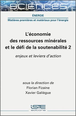 bokomslag L'économie des ressources minérales et le défi de la soutenabilité 2