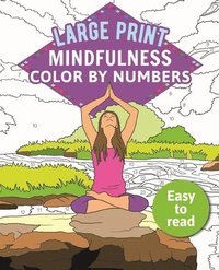 bokomslag Mindfulness Color-By-Numbers Large Print
