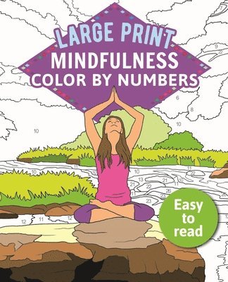 Mindfulness Color-By-Numbers Large Print 1