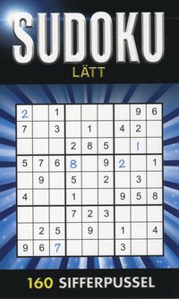 bokomslag Sudoku Lätt Blå