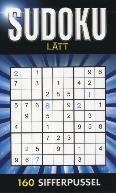 bokomslag Sudoku Lätt Blå