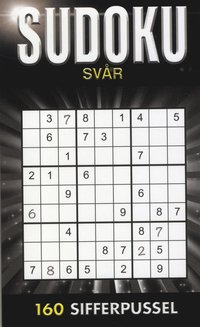bokomslag Sudoku Svår Svart