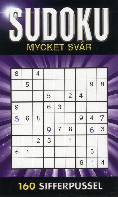 Michiko Yamato - Sudoku Mycket svår Lila, Pocket