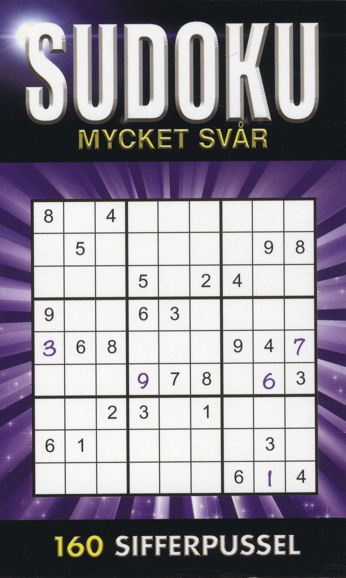 Sudoku Mycket svår Lila 1