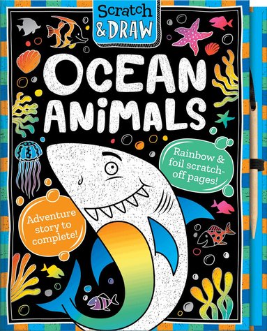 Susie Linn - Scratch & Draw Ocean Animals - Scratch Art Activity Book, Inbunden