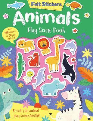 Felt Stickers Animals Play Scene Book 1
