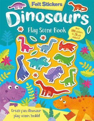 Felt Stickers Dinosaur Play Scene Book 1