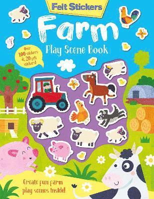 Felt Stickers Farm Play Scene Book 1