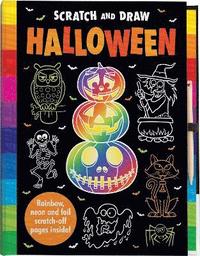 bokomslag Scratch and Draw Halloween - Scratch Art Activity Book