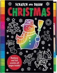bokomslag Scratch and Draw Christmas - Scratch Art Activity Book