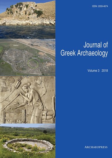 John Bintliff - Journal of Greek Archaeology Volume 3 2018, Häftad