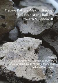 bokomslag Tracing Pottery-Making Recipes in the Prehistoric Balkans 6th4th Millennia BC