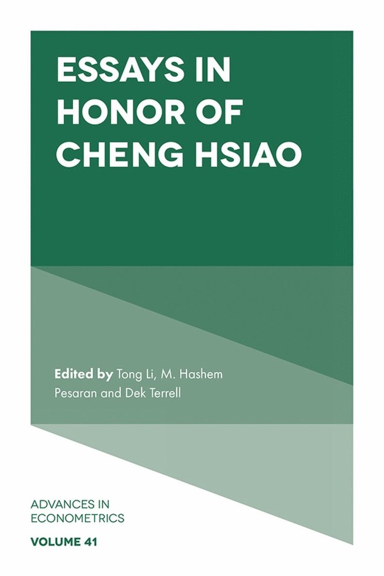 Essays in Honor of Cheng Hsiao 1