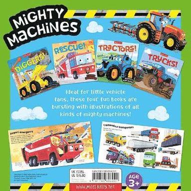 bokomslag Mighty Machines! 4-pack