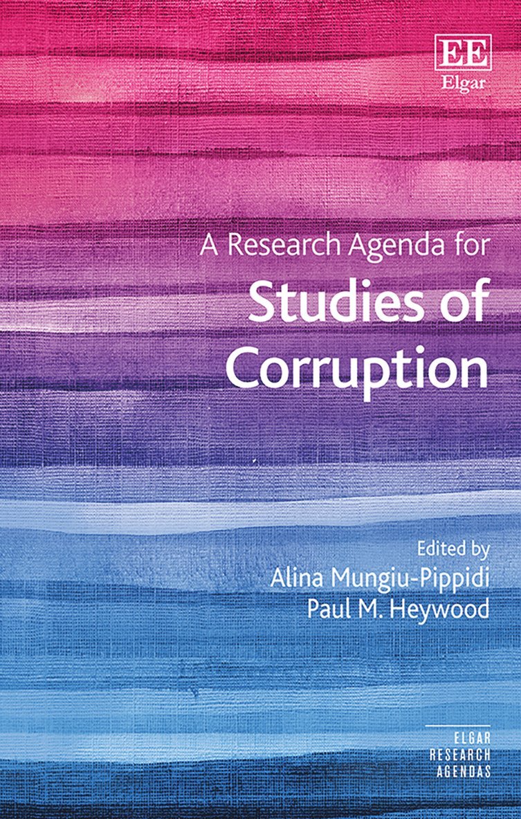 A Research Agenda for Studies of Corruption 1