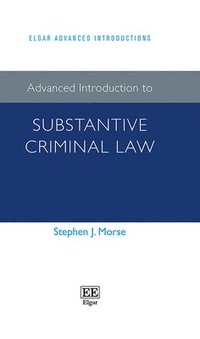 bokomslag Advanced Introduction to Substantive Criminal Law