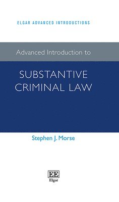 bokomslag Advanced Introduction to Substantive Criminal Law