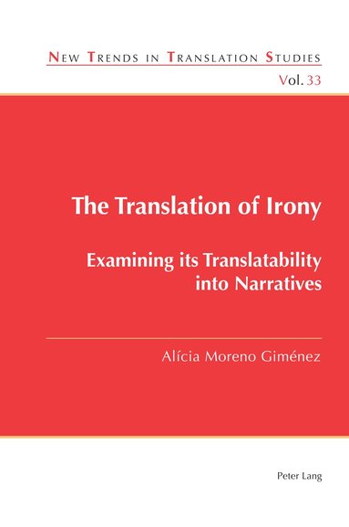 Alícia Moreno Giménez - Translation of Irony, Häftad
