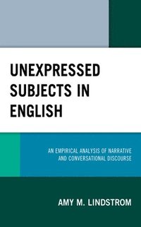 bokomslag Unexpressed Subjects in English
