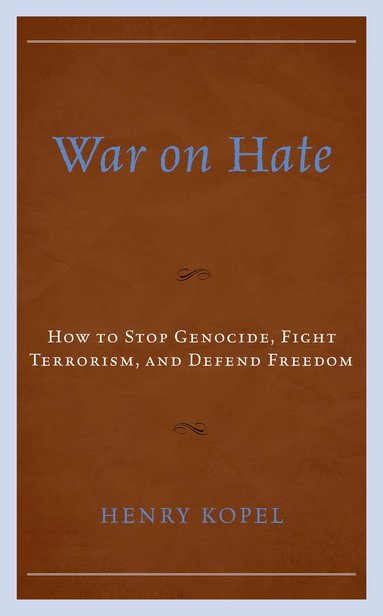 bokomslag War on Hate