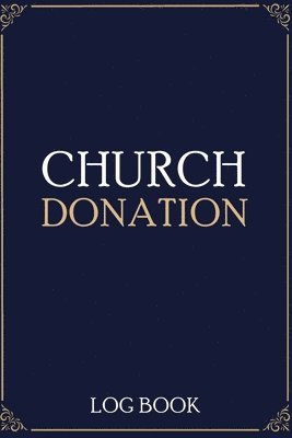 bokomslag Church Donation Log Book