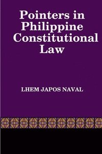 bokomslag Pointers in Philippine Constitutional Law
