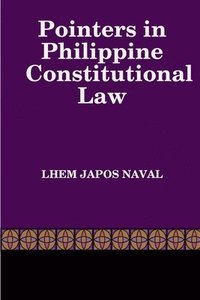 bokomslag Pointers in Philippine Constitutional Law