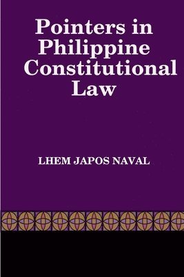 bokomslag Pointers in Philippine Constitutional Law