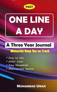 bokomslag One Line a Day - A Three Year Journal