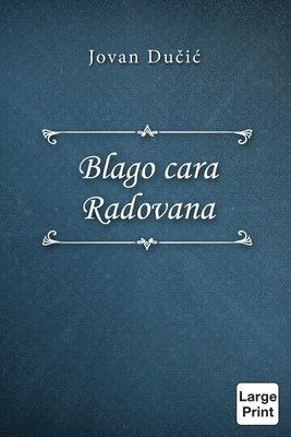 bokomslag Blago cara Radovana